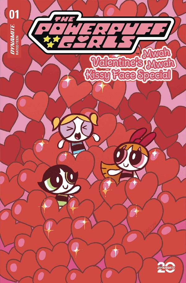 Powerpuff Girls Valentines Kissy Face Sp #1 CVR C GANUCHEAU cover
