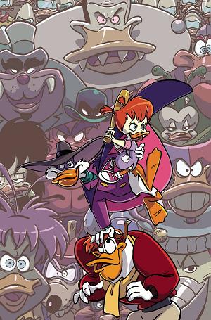 Darkwing Duck #1 CVR J STONES LTD VIRGIN cover