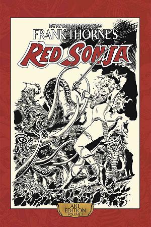 Frank Thorne Red Sonja Art Ed Hc Sgn Vol 03 (O/A)
