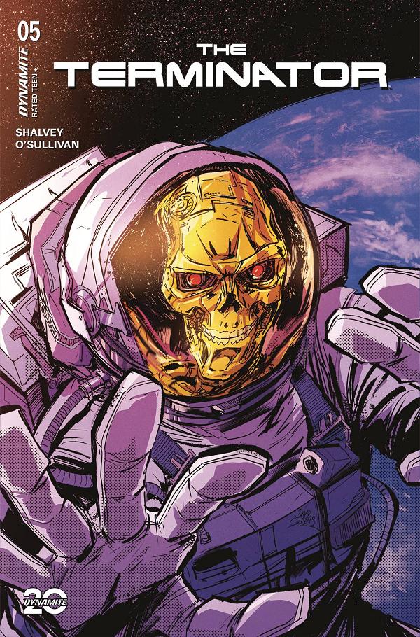 Terminator #5 variant cover by David Cousens