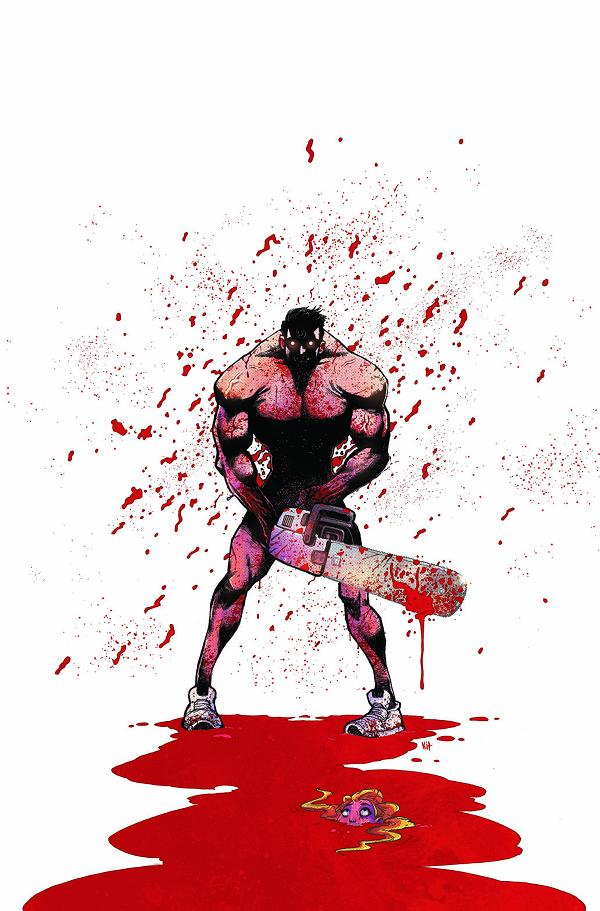 American Psycho #1 cover by Kit Wallis