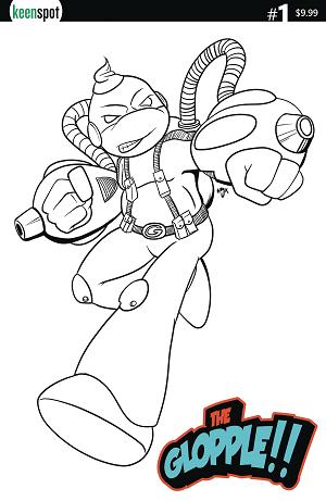 Glopple #1 CVR C MATT CHAMBERS COLORING BOOK cover
