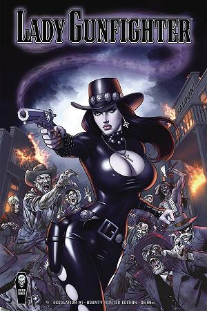 Lady Gunfighter Desolation #1 CVR B MERHOFF BOUNTY HUNTER (M cover