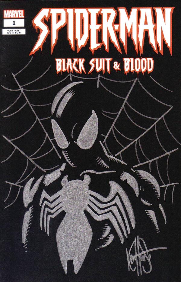 Df Spider-Man Black Suit & Blood #1 cover