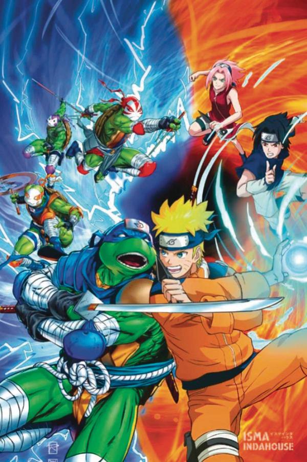Df Teenage Mutant Ninja Turtles X Naruto #1 cover