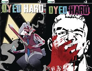 Dyed Hard #2 CVR F HOLOFOIL FLIP cover