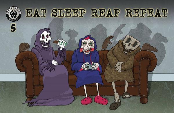 Eat Sleep Reap Repeat #5 cover by Andy Brown