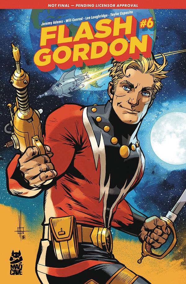 Flash Gordon #6 variant cover by Zach Howard