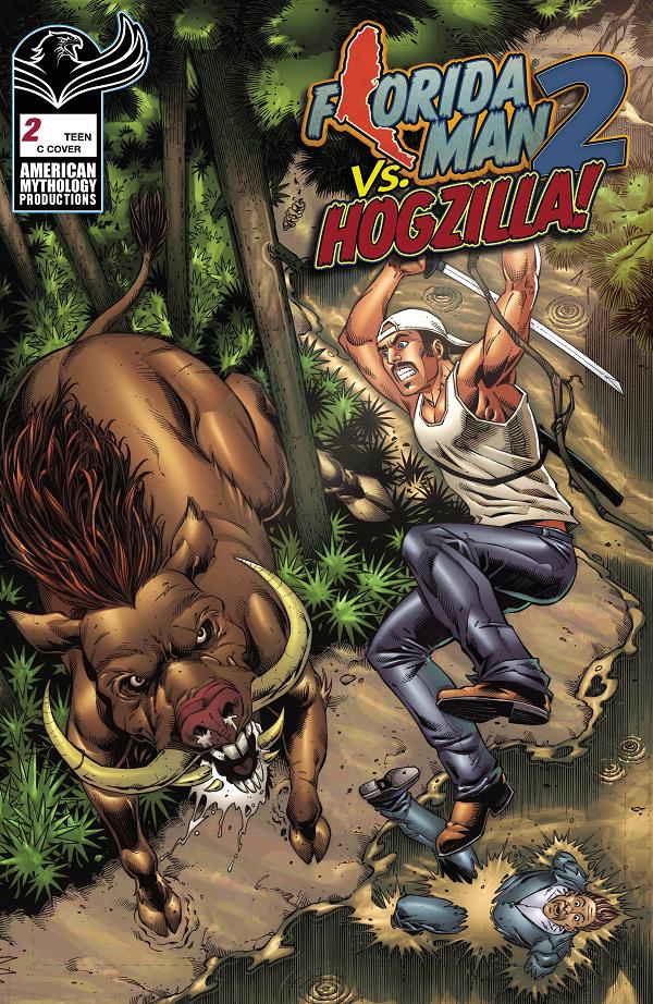 Florida Man Vs Hogzilla #2 CVR C FOC (O/A) cover