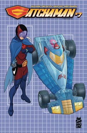 Gatchaman #7 CVR B BATISTA VECHICLE cover