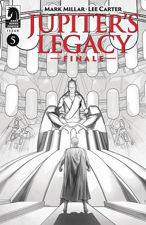 Jupiters Legacy Finale #5 CVR B B&W CARTER (MR) cover