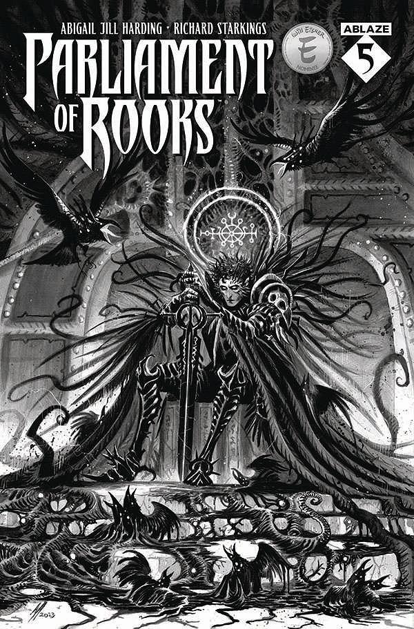 Parliament Of Rooks #5 CVR B ABIGAIL JILL HARDING B&W (MR) cover