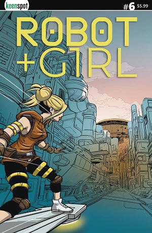Robot + Girl #6 CVR A MIKE WHITE cover