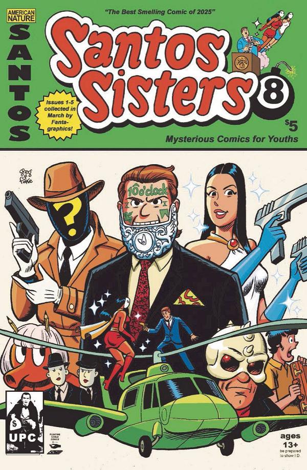 Santos Sisters #8 cover