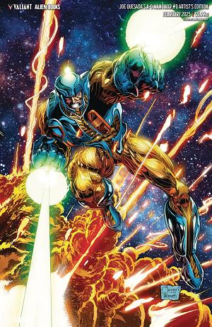 X-O Manowar #0 CVR C QUESADA & PALMIOTTI RECOLORED VIRGIN cover