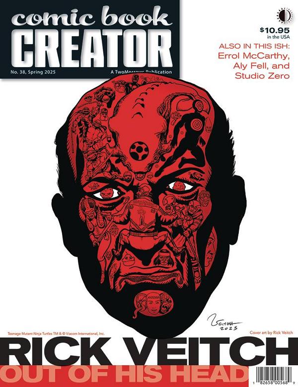 Comic Book Creator #38 cover by Rick Veitch