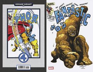 Immortal Thor #19 SANDOVAL FANTASTIC FOUR HOMAGE cover