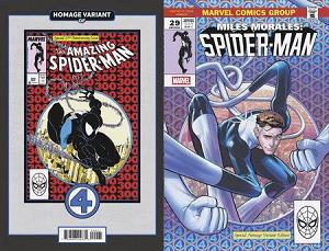 Miles Morales: Spider-Man #29 FANTASTIC FOUR HOMAGE cover