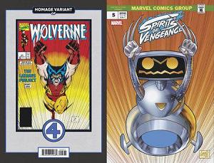 Spirits Of Vengeance #5 GREG LAND FANTASTIC FOUR HOMAGE cover