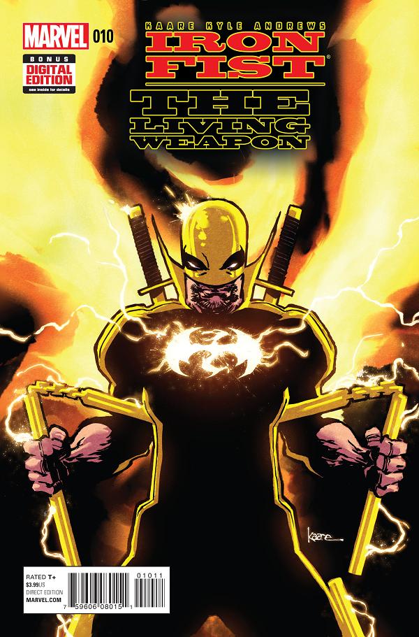 Iron Fist Living Weapon #10  cover