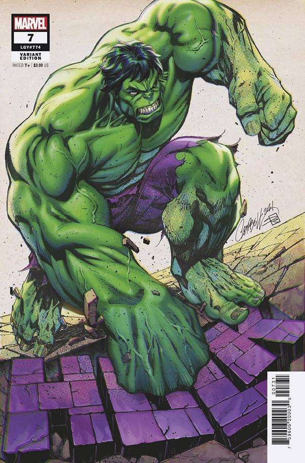 Hulk #7 JS CAMPBELL cover