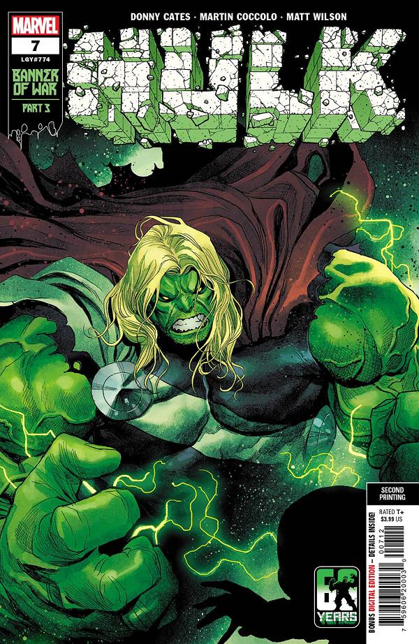 Hulk #7 variant cover by Martin Coccolo