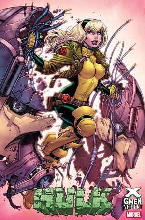 Hulk #4 BRADSHAW X-GWEN cover