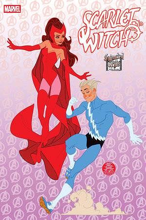 Scarlet Witch #9 MARK BROOKS ANIMATED STYLE cover