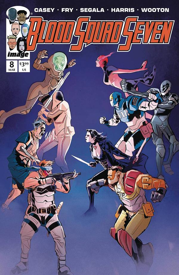 Blood Squad Seven #8 cover by Paul Fry