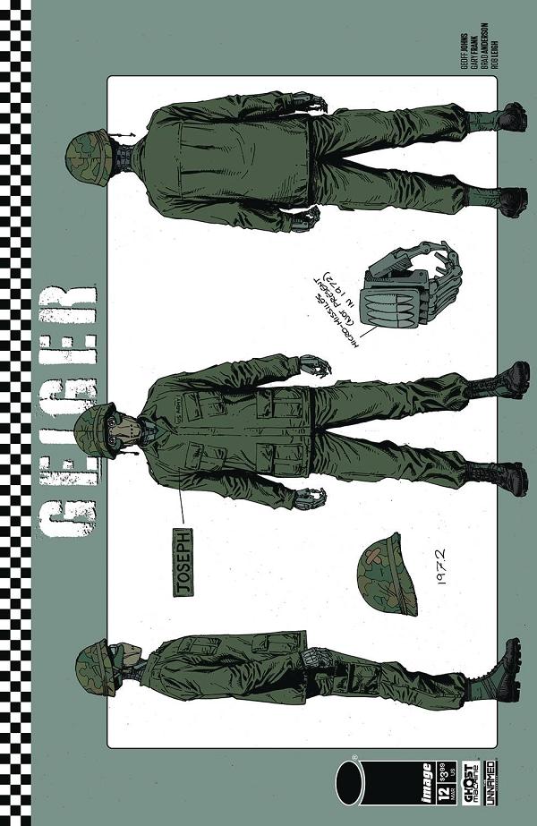 Geiger #12 variant cover by Gary Frank