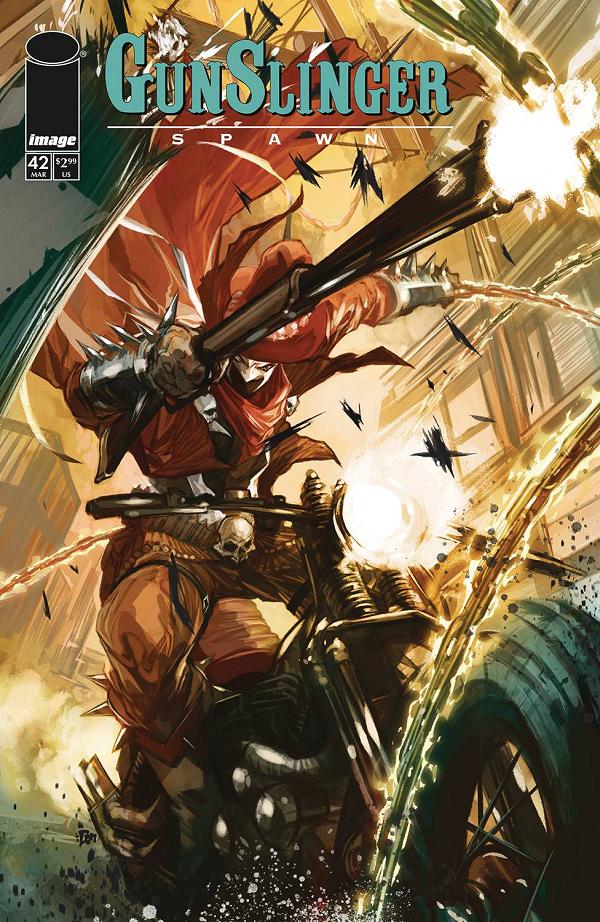 Gunslinger Spawn #42 variant cover by Don Aguillo