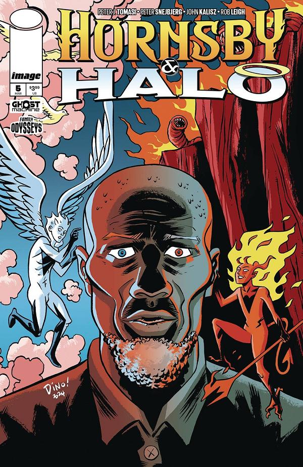 Hornsby & Halo #5 variant cover by Dean Haspiel
