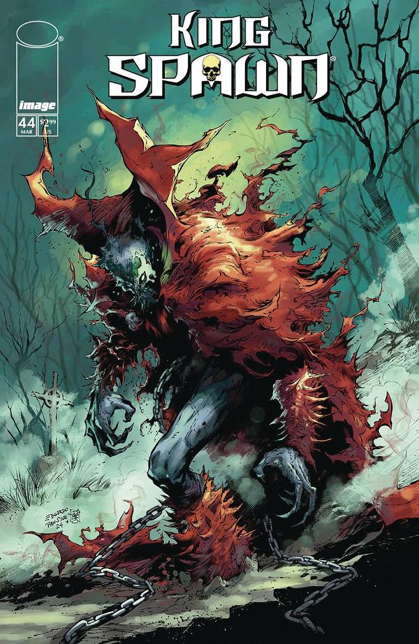 King Spawn #44 cover by Eduardo Pansica