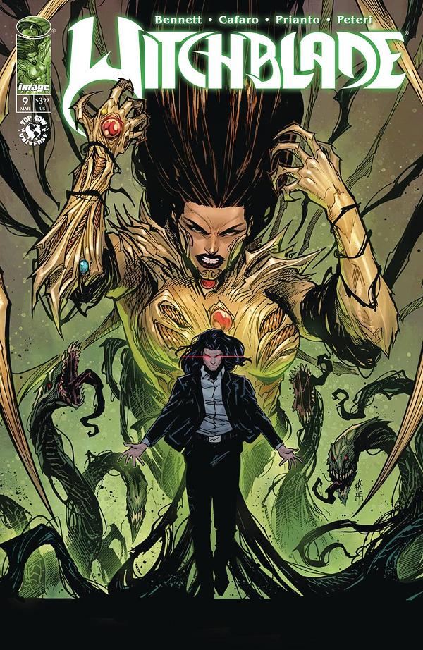 Witchblade #9 cover by Giuseppe Cafaro