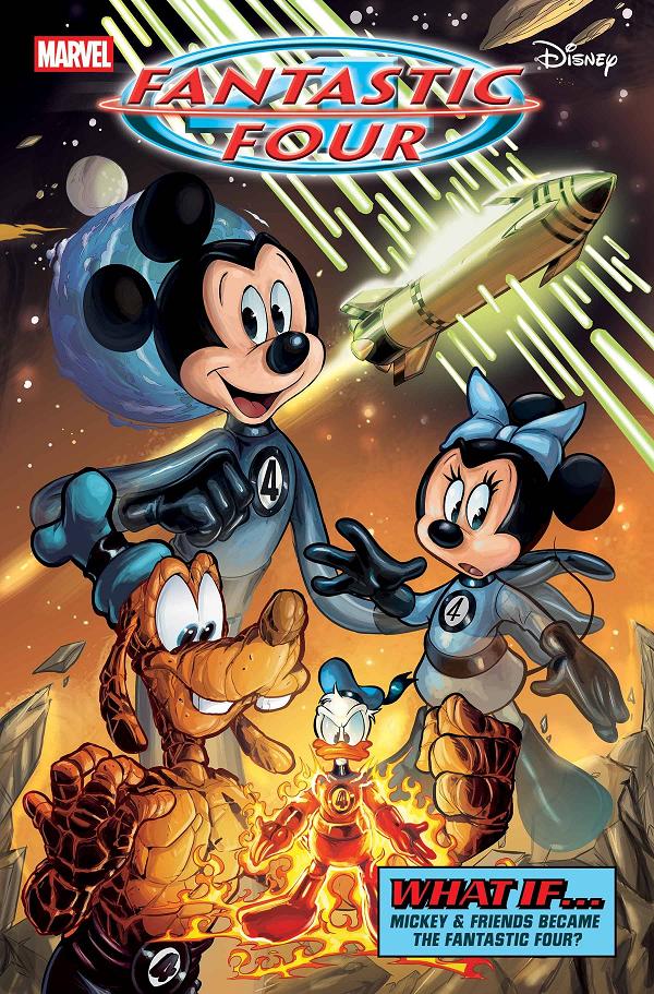Fantastic Four #30 CANGIALOSI WHAT IF DISNEY FF HOMAGE cover