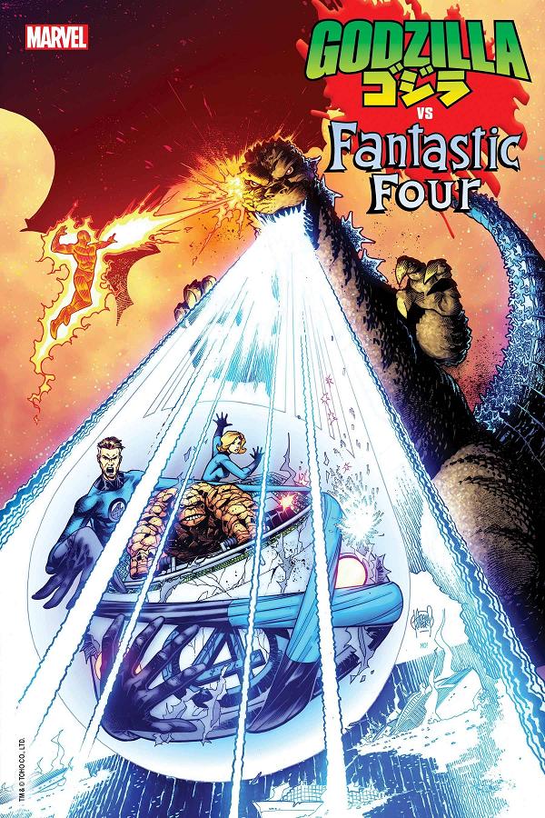 Godzilla Vs Fantastic Four #1 cover