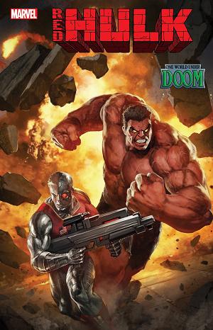 Red Hulk #2 SKAN cover
