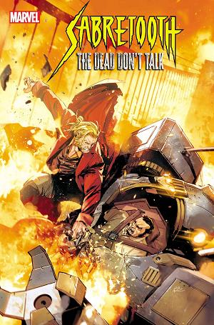 Sabretooth The Dead Dont Talk #4 cover