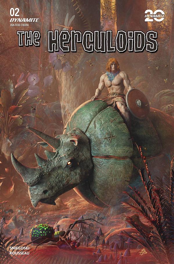 Herculoids #2 variant cover by Bjorn Barends