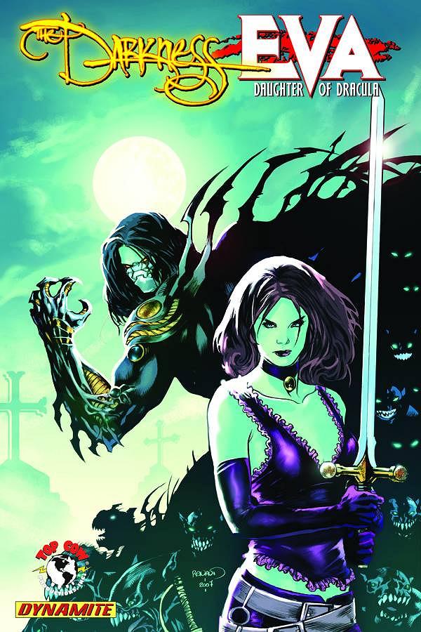 Darkness Vs Eva Daughter Of Dracula Tp (Nov083956) cover by Paul Renaud