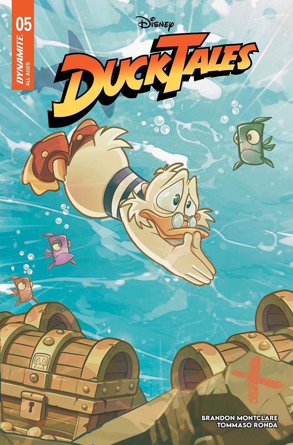Ducktales #5 variant cover by Francesco Tomaselli