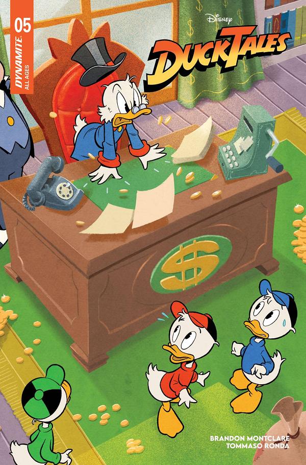 Ducktales #5 variant cover by Tommaso Ronda
