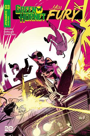 Green Hornet Miss Fury #3 CVR C CASE cover