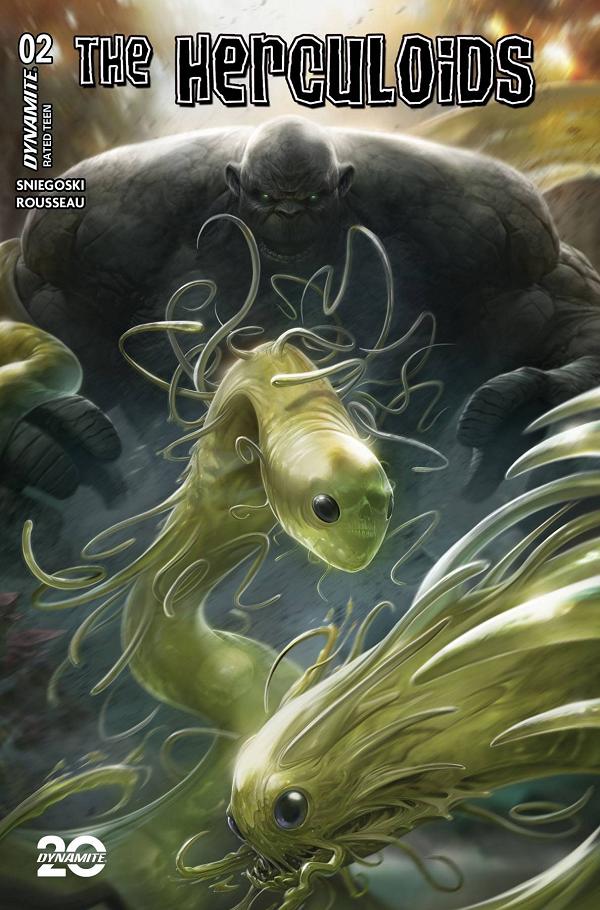 Herculoids #2 variant cover by Mike Mignola