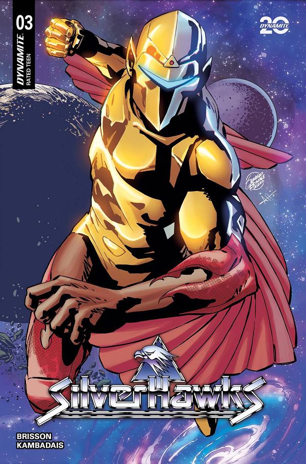 Silverhawks #3 variant cover by Geraldo Borges