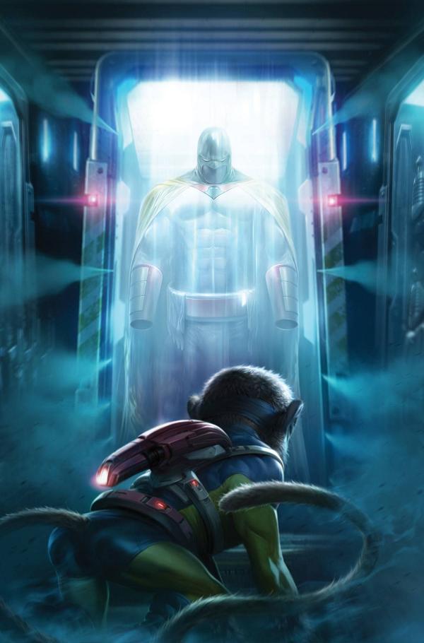 Space Ghost #11 variant cover by Francesco Mattina