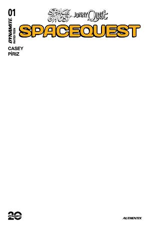 Space Ghost Jonny Quest Space Quest #1 CVR H BLANK AUTHENTIX cover
