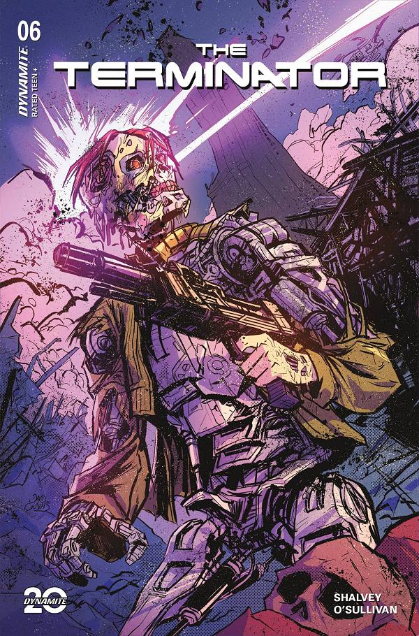 Terminator #6 variant cover by David Cousens