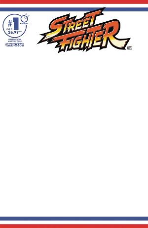 Street Fighter Masters Guile #1 CVR C BLANK SKETCH cover