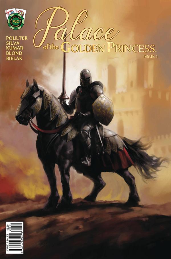 Palace Of Golden Princess #1 CVR B ARMORED KNIGHT cover